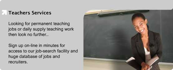 Looking for permanent teaching jobs or daily supply teaching work then look no further..